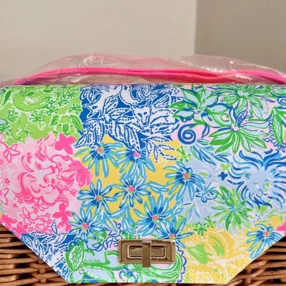 🎀Lilly Pulitzer Wine / Beverage Basket🎀 - Picture 13 of 14